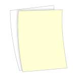 Blank 20lb. 8.5x11 Carbonless 2 Part Paper - Reverse