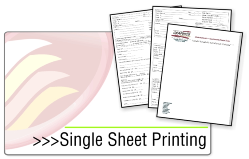Single Sheet Printing