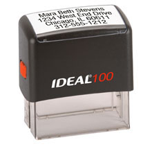 Trodat 4913 Self Inking Notary Stamp - 7/8" x 2 3/8" - Click Image to Close