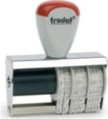 TRODAT 3130 Die Plate Dater - 5/16" x 3/4" - Click Image to Close