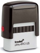 TRODAT 4911 Self-Inking Stamp - 9/16" x 1 1/2" (image for) TRODAT 4911 Self-Inking Stamp - 9/16" x 1 1/2"