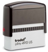 TRODAT 4915 Self-Inking Stamp - 1" x 2 3/4" - Click Image to Close