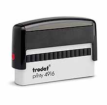 TRODAT 4916 Self-Inking Stamp - 3/8" x 2 3/4" - Click Image to Close