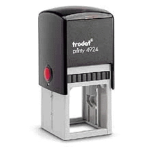TRODAT 4924 Self-Inking Stamp - 1 5/8" x 1 5/8" (image for) TRODAT 4924 Self-Inking Stamp - 1 5/8" x 1 5/8"