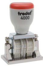 TRODAT 4000-B Dater with Die Plate - 1 1/2" x 2" (image for) TRODAT 4000-B Dater with Die Plate - 1 1/2" x 2"