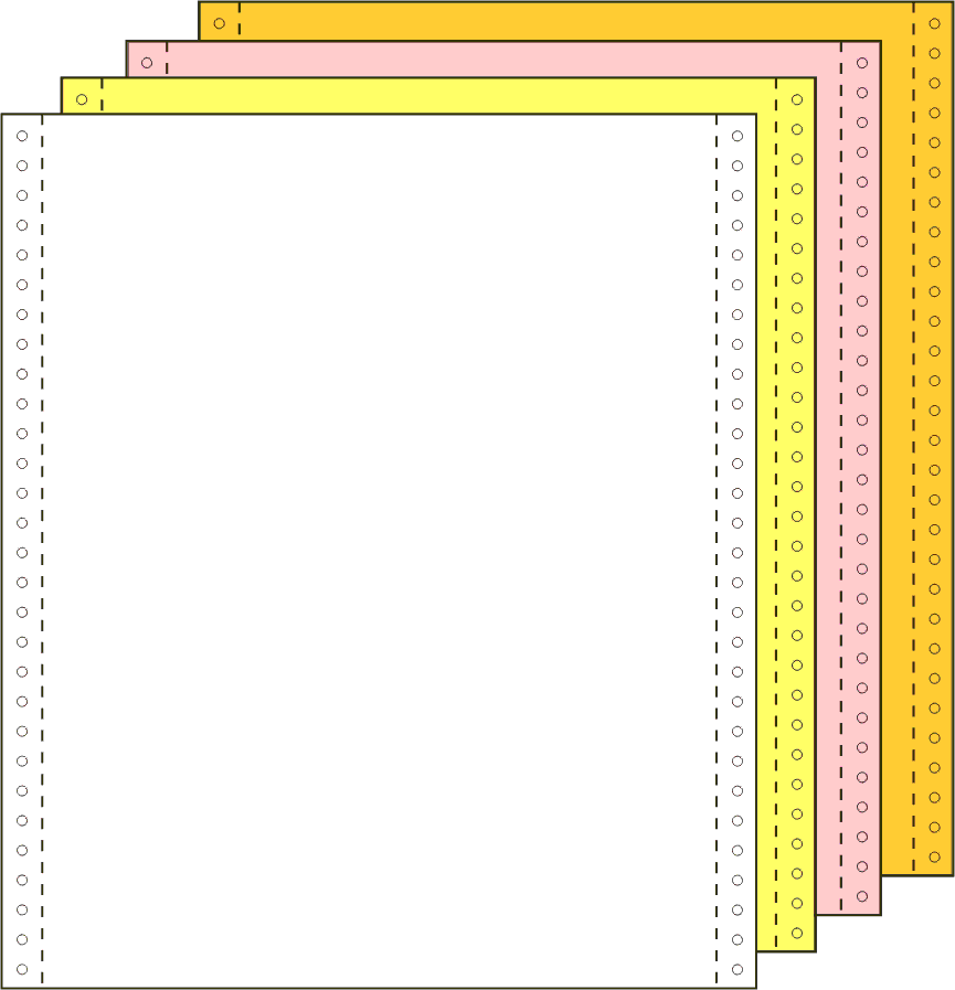 Blank Continuous Paper