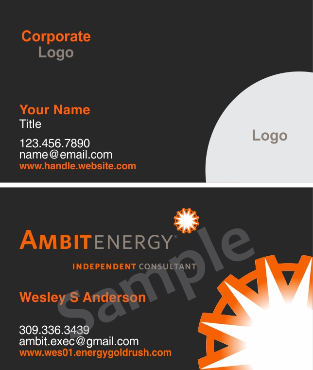 Black Lower Right Logo Card Black Lower Right Logo Card