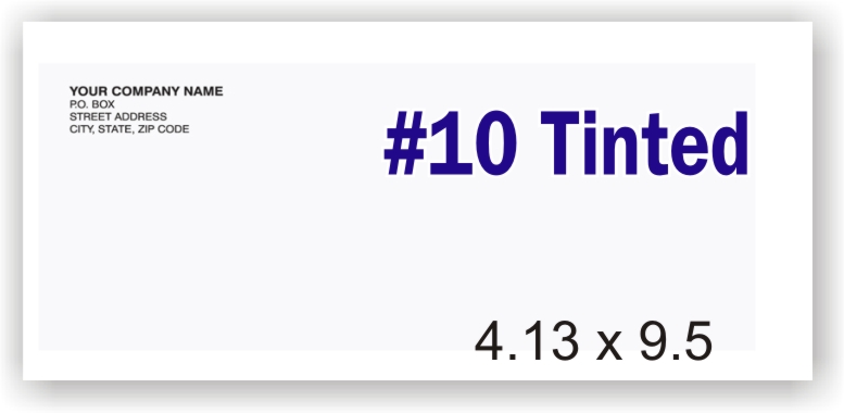 #10 Tinted Envelope (no window) - BLANK #10 Tinted Envelope (no window) - BLANK