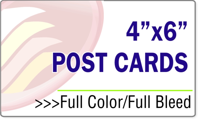 Post Card 4" x 6" - GLOSSY STOCK Post Card 4" x 6" - GLOSSY STOCK