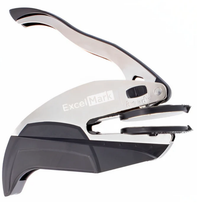 EXCEL MARK Hand Held Embosser (Round Seal) - 2" (image for) EXCEL MARK Hand Held Embosser (Round Seal) - 2"
