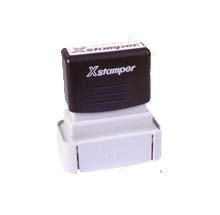 XSTAMPER F10 Self-Inking Stamp - 1/2" x 1 5/8" XSTAMPER F10 Self-Inking Stamp - 1/2" x 1 5/8"