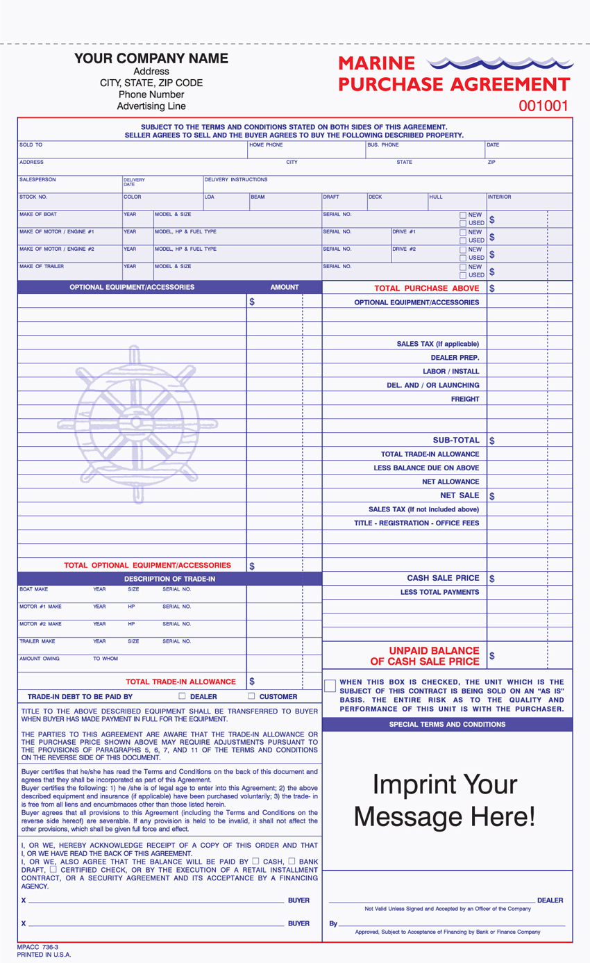 MARINE FORMS