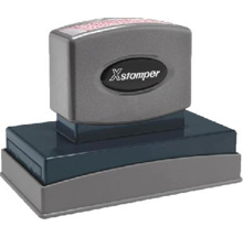 XSTAMPER N27 Self-Inking Stamp - 1 9/16" x 3 15/16" - Click Image to Close