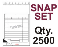 SNAP SET FORM 8.5" X 11.625" 3 PART 2500 QTY SNAP SET FORM 8.5" X 11.625" 3 PART 2500 QTY