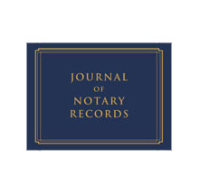 Notary Journal - Blue Linen Notary Journal - Blue Linen