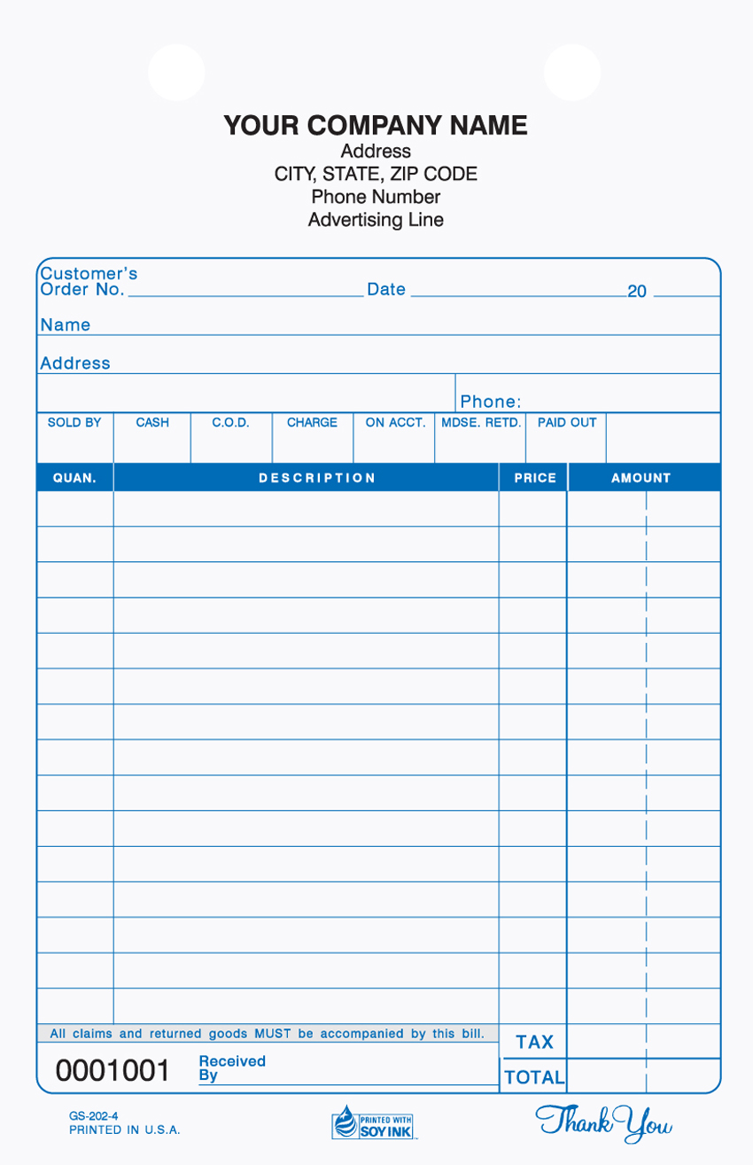 General Sales - Register Form - GS-202 2, 3 & 4 Part 5.5 x 8.5 General Sales - Register Form - GS-202 2, 3 & 4 Part 5.5 x 8.5
