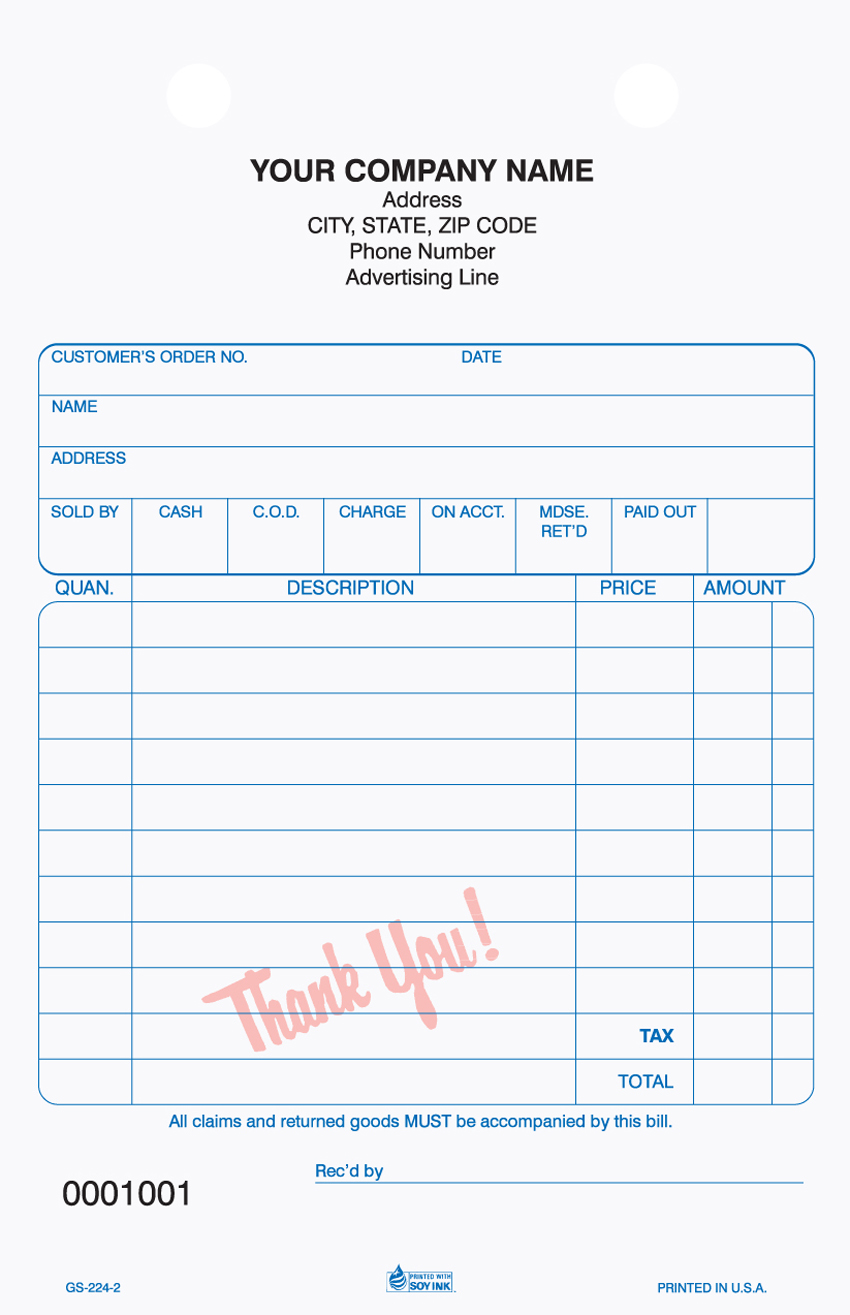General Sales - Register Form - GS-224 2 & 3 Part 5.5 x 8.5 - Re (image for) General Sales - Register Form - GS-224 2 & 3 Part 5.5 x 8.5 - Re