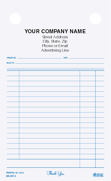 General Sales - Register Form - GS-237 2 & 3 Part 4 x 6.5 General Sales - Register Form - GS-237 2 & 3 Part 4 x 6.5