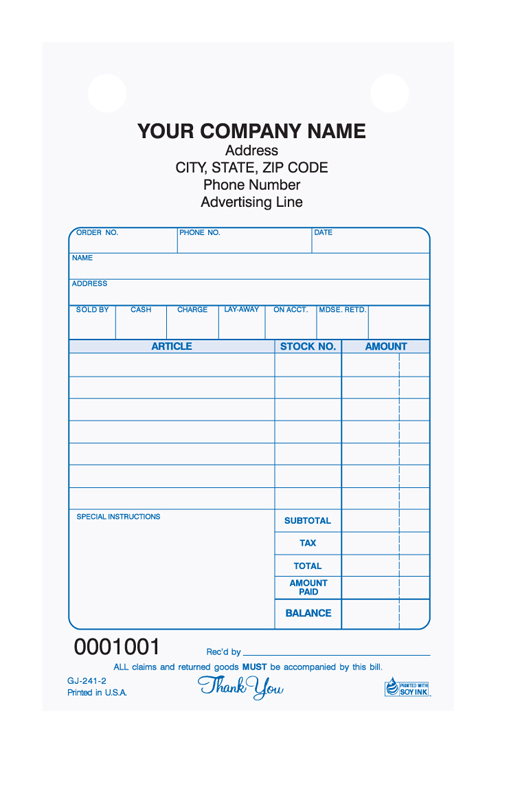 Gift and Jewelry - Register Form - 4" x 6.5" - 2 or 3 PART Gift and Jewelry - Register Form - 4" x 6.5" - 2 or 3 PART