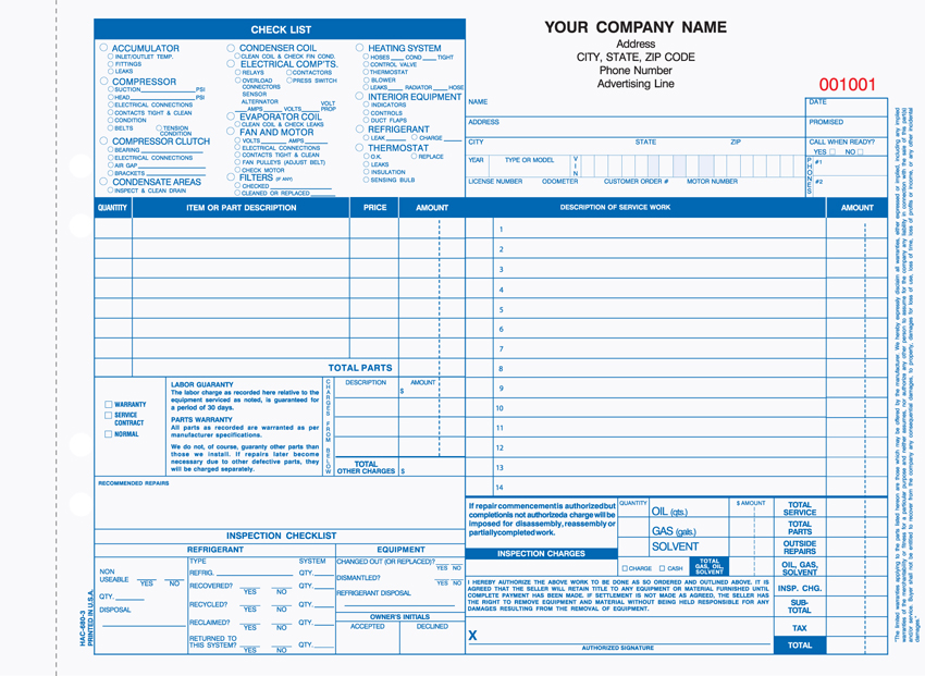 "Auto Heating & Air Conditioning - Unit Set - 11" x 8.5" - 3 Par "Auto Heating & Air Conditioning - Unit Set - 11" x 8.5" - 3 Par
