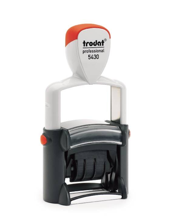 TRODAT 5430 Self-Inking Stamp Plus Dater - 1" x 1 5/8" TRODAT 5430 Self-Inking Stamp Plus Dater - 1" x 1 5/8"